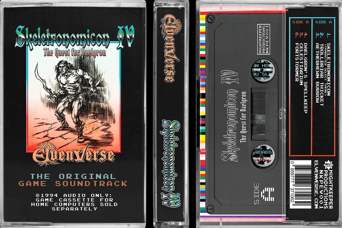 Dean Marsh (Gandalf's Fist) - Skeletronomicon IV The Quest For Daelgron. Limited Edition Cassette 3 side